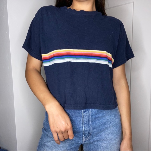 Brandy Melville Tops - SOLD John Galt Brandy Melville striped tee